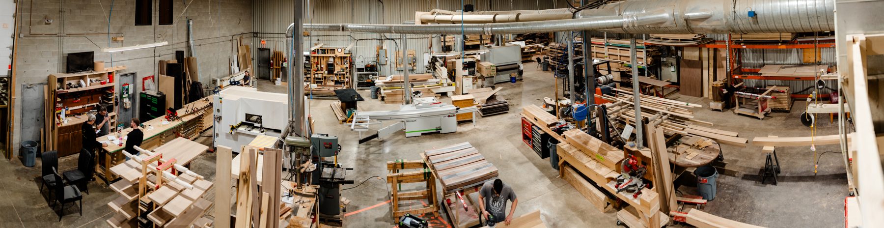 Vue panoramique de l'atelier Concept M